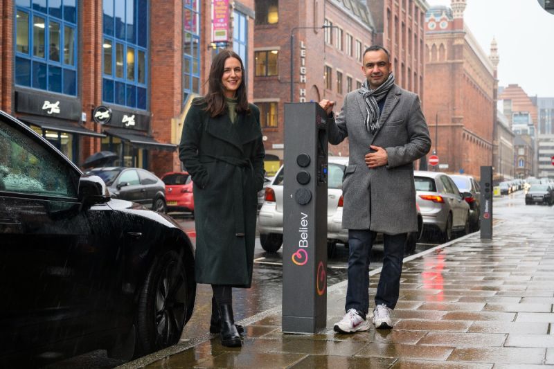 First of 71 Believ EV charge points goes live at Leeds City Council