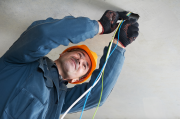 electrician working at height medium