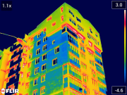 thermal image reveals problems which can be enhanced with flir ultramax technology for further analysis medium