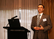 alex presenting medium