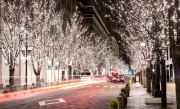 white lights street scene 2m medium