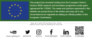eu project info and social media logos medium