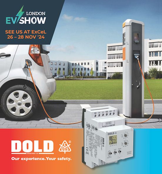 Join DOLD Industries at the London EV Show (ExCeL) to explore innovations in EV Charging and Battery Monitoring