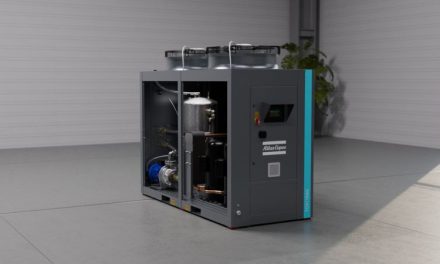 Atlas Copco’s energy efficient chiller range uses R32 refrigerant gas