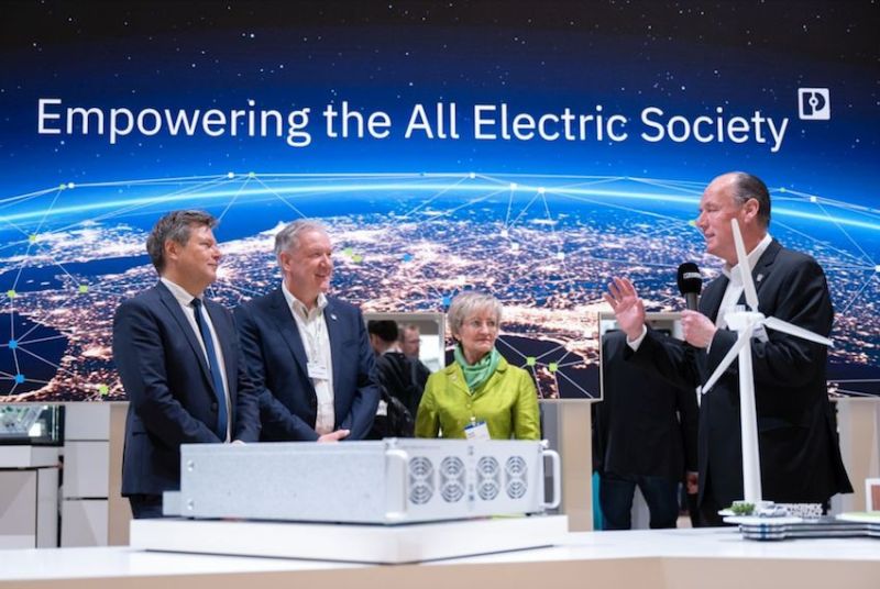 Premiere at HANNOVER MESSE: The All Electric Society Arena points the way to a carbon-neutral industrial society