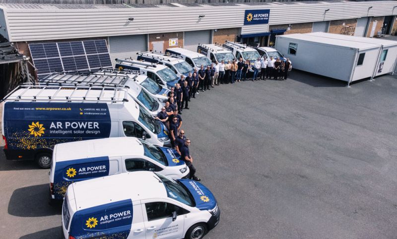 AR Power Recognised Among Leading UK Commercial  Solar Contractors