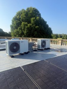 Baxi ASHPs were selected to provide low-carbon heating and hot water at Eaton Park Pavilion