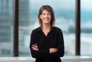 Carol Johnston from IFS wearing black