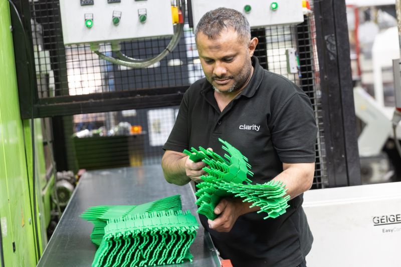 Injection moulding specialist, Clarity Plastics, achieves ISO 14001 accreditation