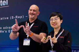 Dr. Kenan Zhang, Director of Sustainable Development Research Institute at GoodWe and Rob Van Gestel, ESG Representative for Europe