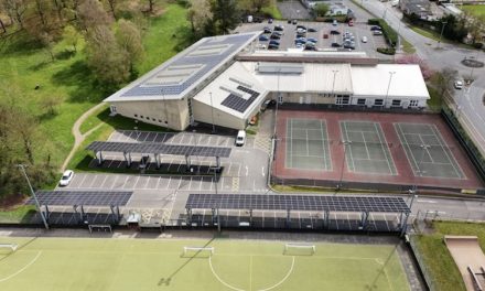 SIG Building Solutions supplies bespoke solar canopy to support 122kWP PV system at Devon Leisure Centre