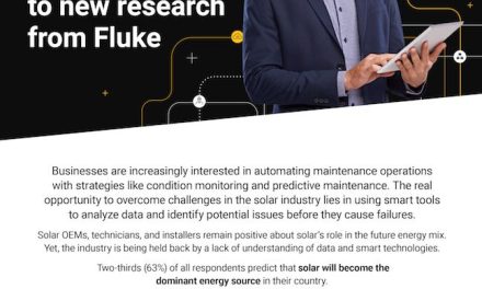 Fluke survey reveals how data is powering the future for solar energy innovation and growth