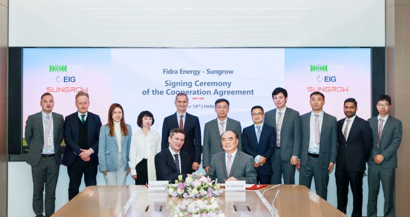 EIG’s Fidra Energy and Sungrow enter into strategic partnership on 4.4GWh BESS projects 