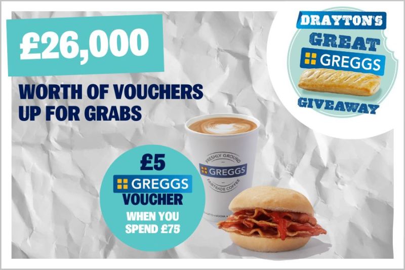 Installer offer: Spend £75 on Drayton products in a single transaction and receive a Greggs voucher