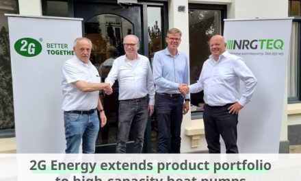 2G Energy extends product portfolio to high-capacity heat pumps