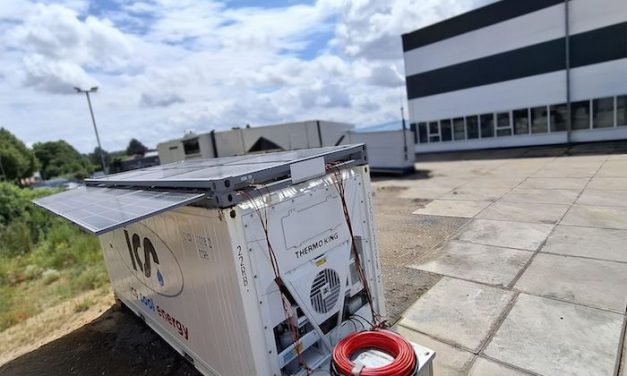 Solar powered refrigerated container maintains -18°C setpoint during field trials