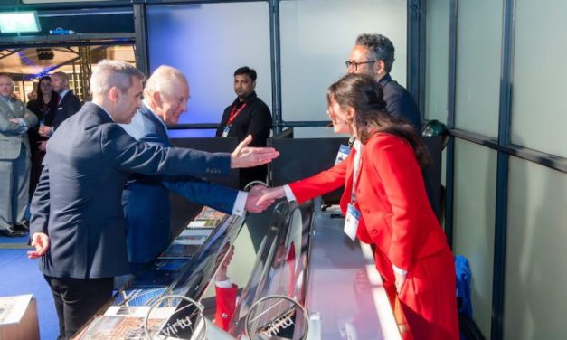 Naked Energy showcases its technology to HRH King Charles