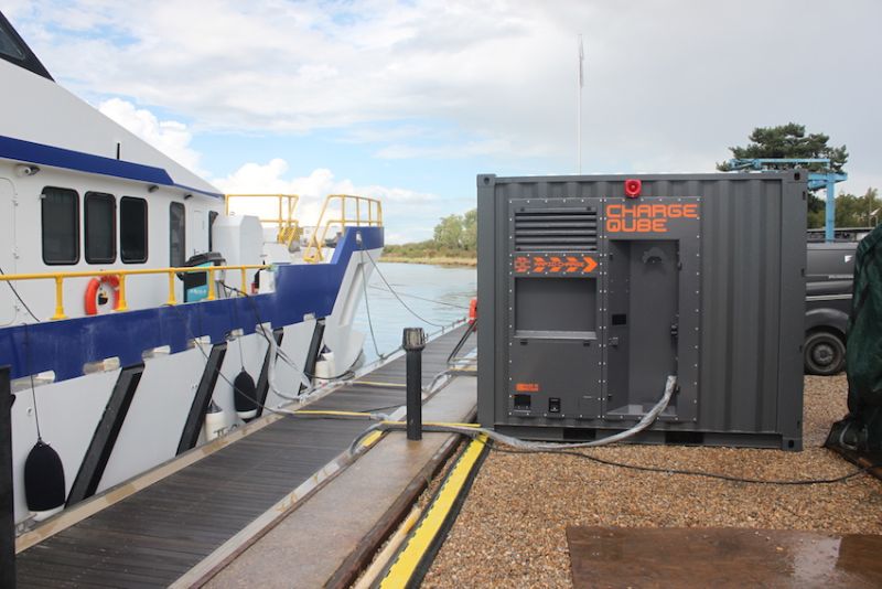 Charge Qube BESS chosen for electric crew transfer vessel