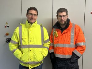 L R Tim Elsome General Manager of FM BioEnergy and Alex Monks COO of BioWatt 1
