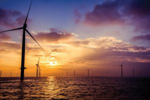 wind turbines in sunset - image provided by Smarts