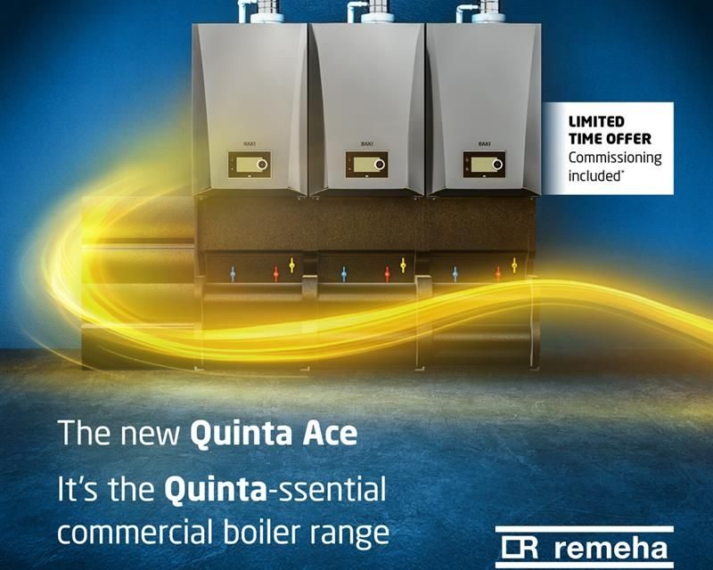 Baxi unveils new Remeha by Baxi Quinta Ace commercial boiler series