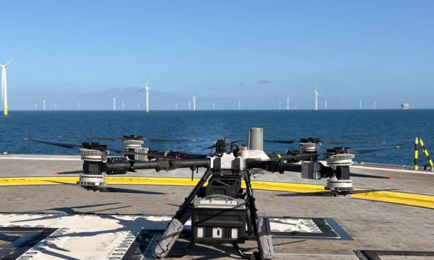 Drones successfully used to deliver toolkits to North Sea wind turbines