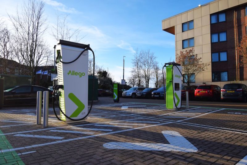 Allego UK opens ultra-fast EV charging site at Heathrow Airport hotel