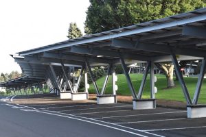 RenEnergy solar carport for renewable energy