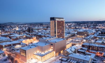 Sustainable battery power solution reaches new safety heights in one of the world’s tallest wooden skyscrapers