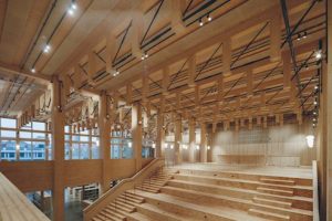 Sara Kulturhus state of the art cultural venue and hotel in Skelleftea Sweden internal