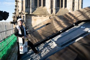solar panels on York Minster