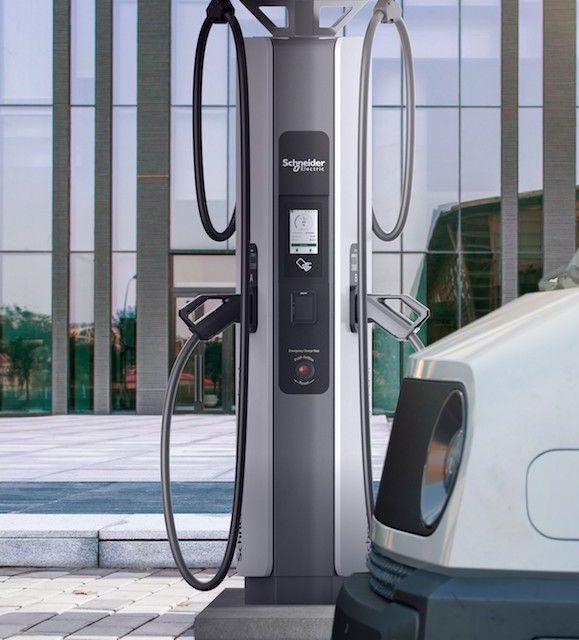  Schneider StarCharge Fast 720 is capable of charging 12 vehicles simultaneously