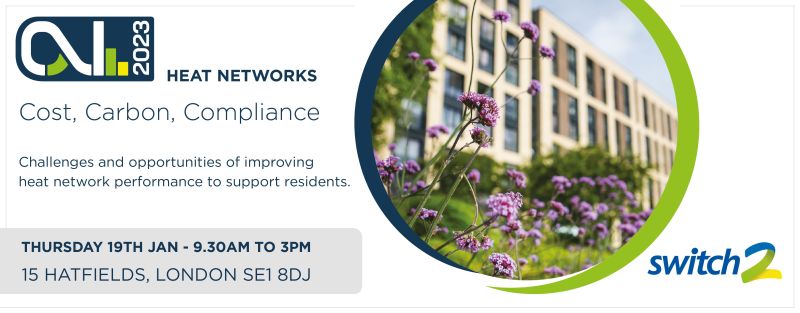 Tackle key challenges of heat network performance at free London event