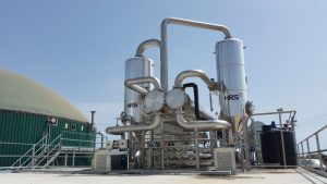 The HRS Digestate Concentration System DCS reduces digestate volume and reduces ammonia emissions
