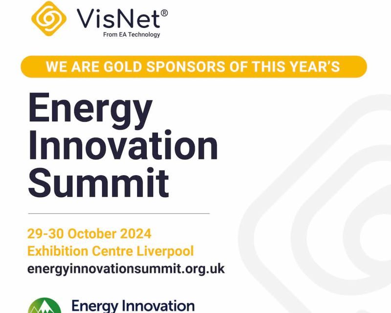 VisNet – from EA Technology, are Gold Sponsors at the Energy Innovation Summit, 29-30th October at the Exhibition Centre Liverpool