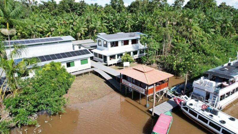 Solar-powered agro-industry in the Amazon reduces dependence on diesel generators