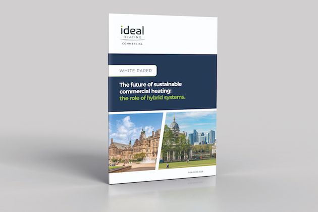 How can hybrid heating systems support decarbonisation of commercial buildings?