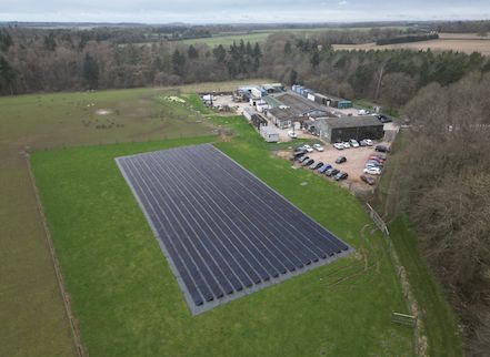 Temporary solar installation fast tracks country estate’s transition to sustainable operation