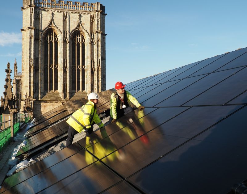 York Minster benefits from £20,000 in energy savings and 42,000kWh of clean energy thanks to solar upgrade
