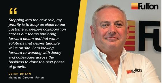 Leigh Bryan appointed managing director of Fulton