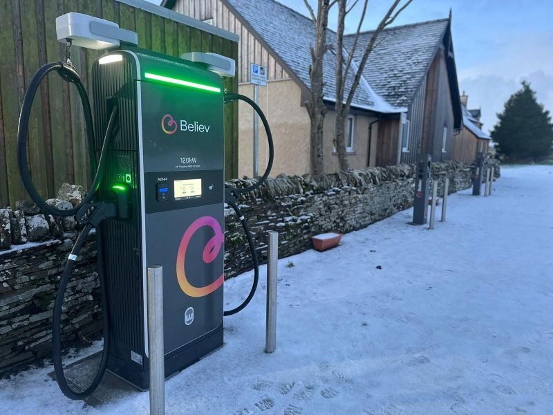 Believ brings EV charge points to Scottish Hotel 