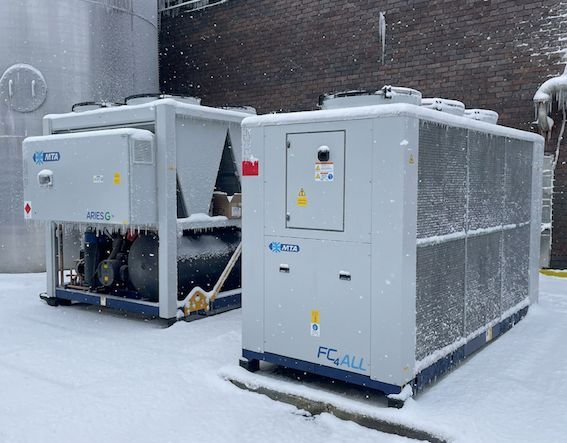 Winter-proofing process cooling for resilience and efficiency