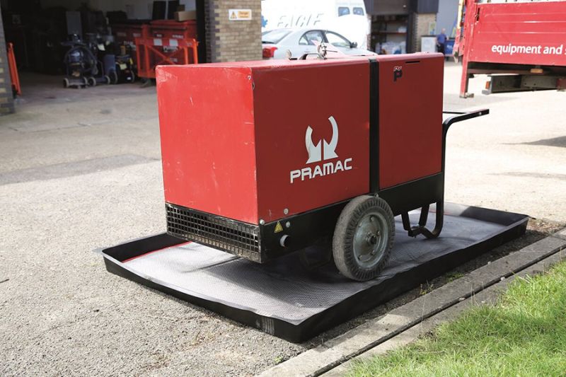 SpillTector Generator Drip Trays from First Mats