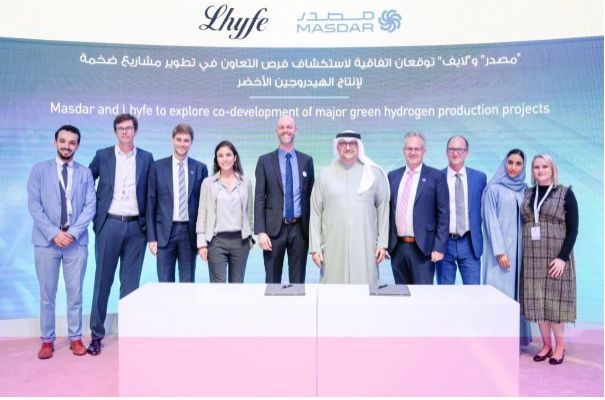 Lhyfe and Masdar join forces to explore the co-development of major green hydrogen production projects