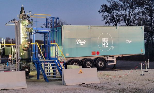 Lhyfe delivers 2.6 tonnes of renewable green hydrogen in the space of three weeks to Storengy, contributing to the success of the innovative renewable hydrogen storage project HyPSTER