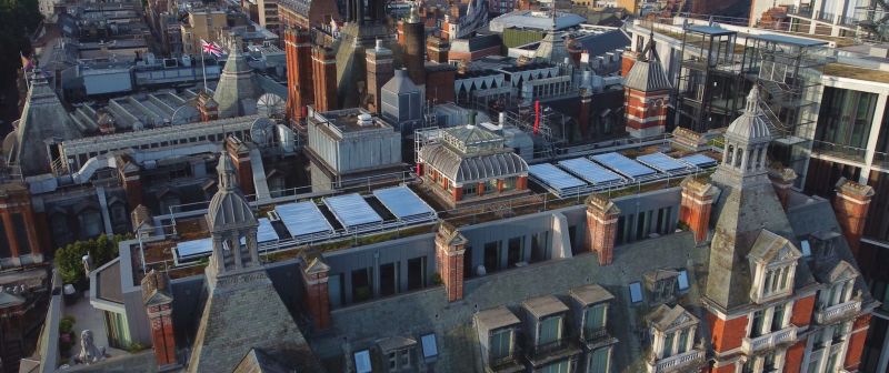 Mandarin Oriental Hyde Park becomes first UK hotel to adopt Naked Energy’s solar thermal technology
