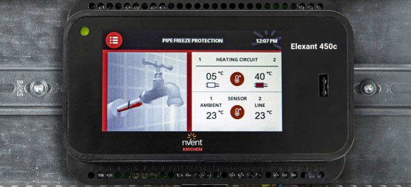 nVent adds BMS connectivity to next generation Raychem Elexant 450c heat tracing controller
