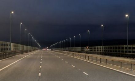 LED lighting technology reduces energy consumption on the M4 Prince of Wales Bridge