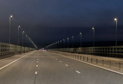LED lighting technology reduces energy consumption on the M4 Prince of Wales Bridge