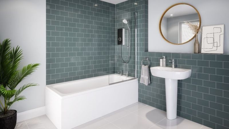 New electric shower works with waste water heat recovery to reduce energy use